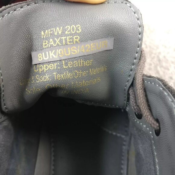 Frank Wright Baxter Mens 9 Ankle Boots Chukka Suede Leather Brown Lace Up - Picture 3 of 9